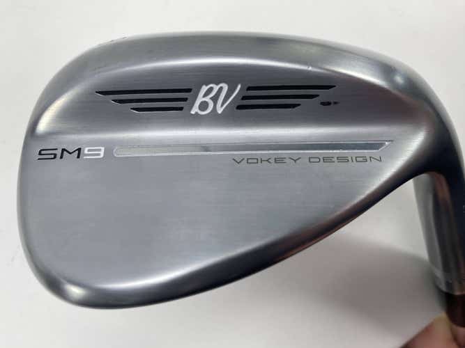 Titleist Vokey SM9 Tour Chrome Wedge 58* 10 Bounce S-Grind Wedge Steel Mens RH