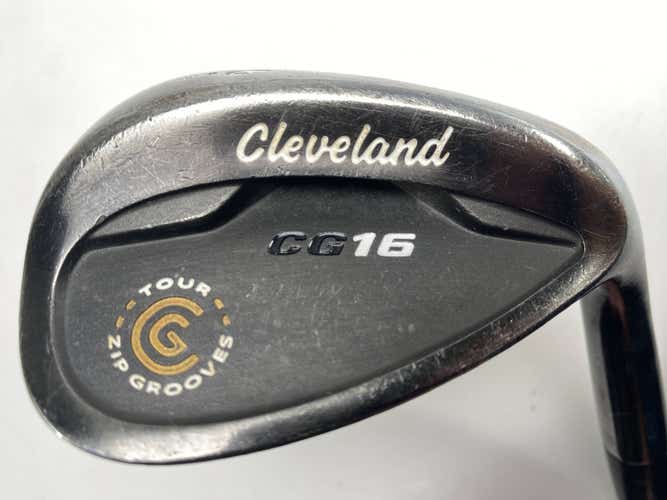 Cleveland CG16 Black Zip Groove Wedge 56* 14 Bounce Traction Wedge Steel Mens RH