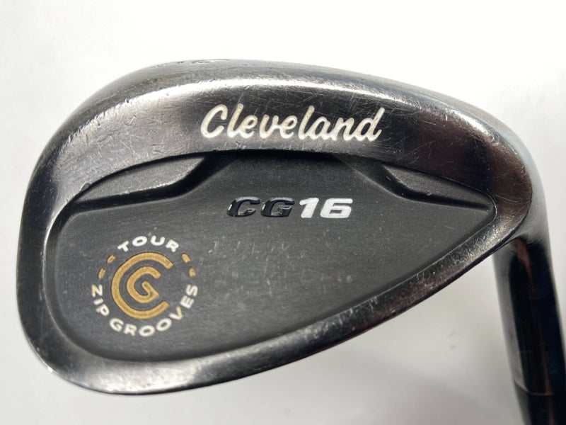 Cleveland CG16 Black Zip Groove Wedge 56* 14 Bounce Traction Wedge Steel Mens RH
