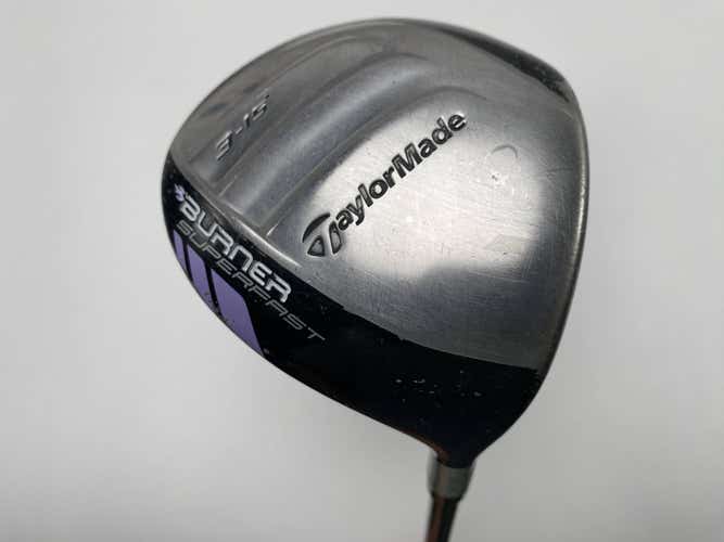 TaylorMade Burner Superfast 3 Fairway Wood 15* Matrix Ozik XCON-4.8 Ladies RH