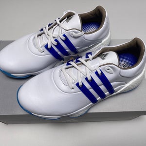 Adidas Tour 360 22 Golf Shoes White Blue Men's SZ 8 (GV9400)