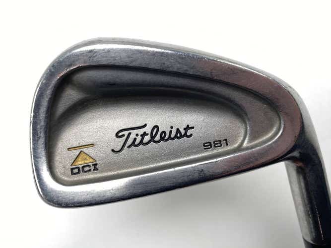 Titleist DCI 981 Single 2 Iron True Temper Dynamic Gold Sensicore Stiff Steel RH