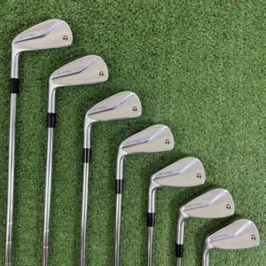 TaylorMade P770 2020 Forged Iron Set 4-PW KBS Tour Stiff Flex Left Handed