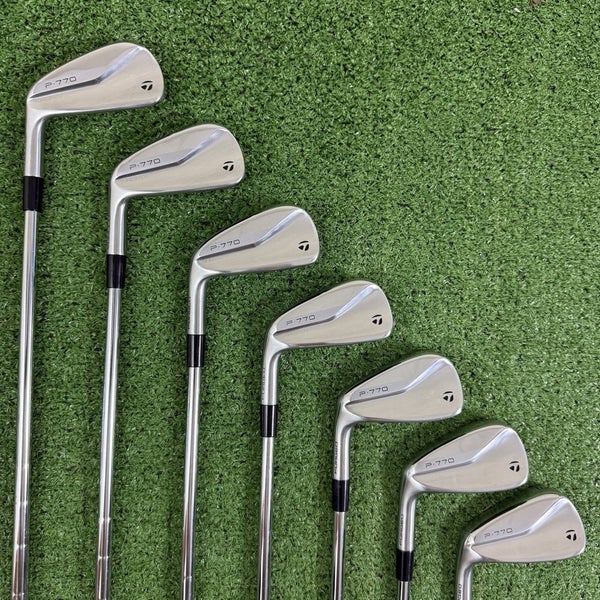 TaylorMade P770 2020 Forged Iron Set 4-PW KBS Tour Stiff Flex Left Handed