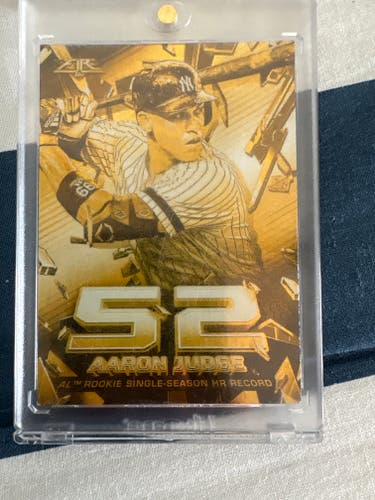 AL ROOKIE SINGLE SEASON HR RECORD AARON JUDGE
