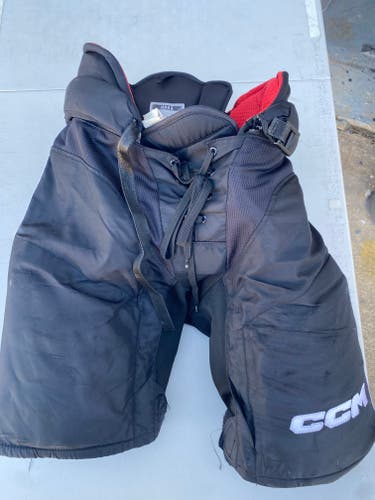 CCM HP45 Pro Stock Hockey Pants Large +1” Chicago Blackhawks 94932