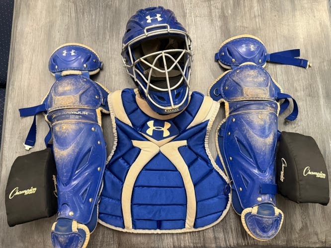 Under Armour Victory Series Catcher's Set With Champion Knee Savers(Used)