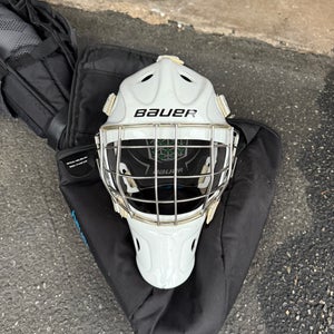 Junior Bauer Goalie Mask (Used)n