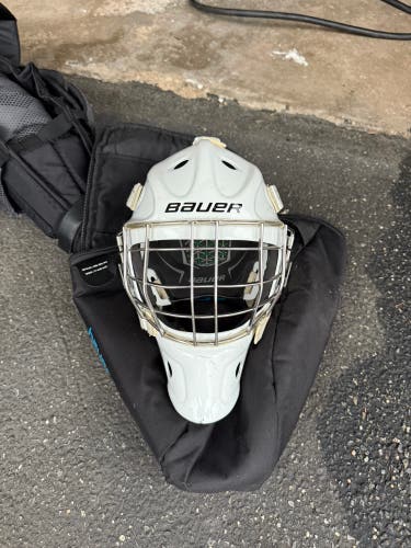 Junior Bauer Goalie Mask (Used)n