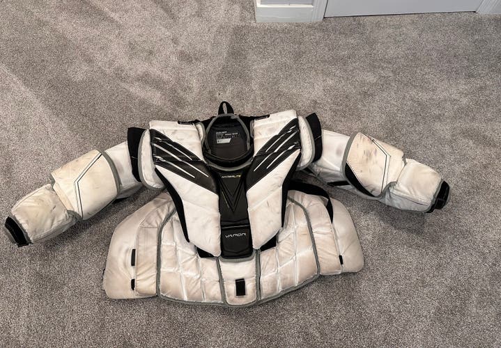 Custom**Medium Bauer Hyperlite \ Sm Mach arms Goalie Chest Protector  (Used)