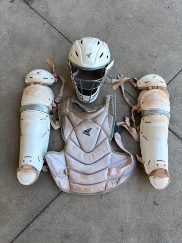 White Intermediate Easton Jen Schro The Fundamental Catcher's Set