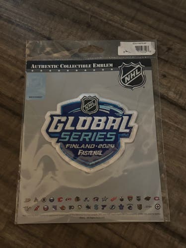 2024 NHL Global Series Finland Jersey Patch Collectible Emblem Brand New
