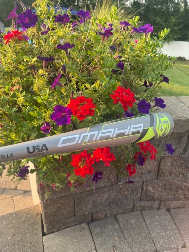 Louisville Slugger Omaha Alloy USABat Certified Bat (-10)  19 oz 29" (Used)