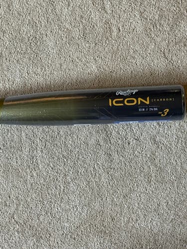2023 Rawlings Icon Composite BBCOR Certified Bat (-3) 30 oz 33" (New)