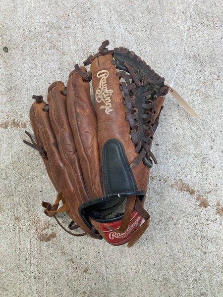 Brown Rawlings Premium Series RH Outfield Baseball Glove 12" (Used)