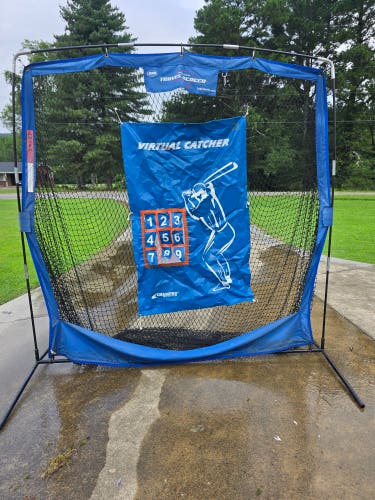 Jugs travel screen with champro virtual catcher