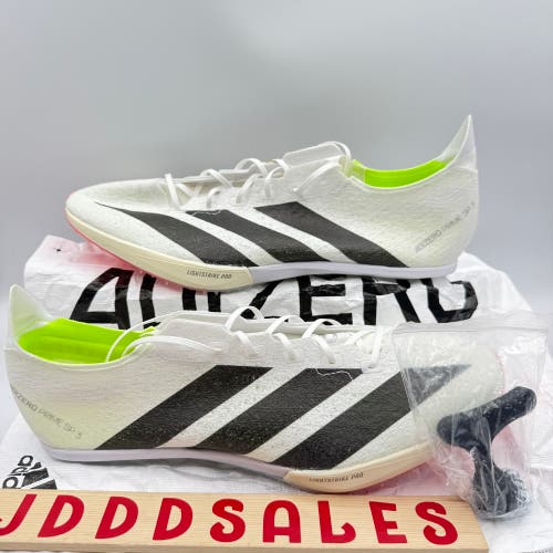 Adidas Adizero Prime SP 3 Strung Cloud White Core Black IH5801 Men's Size 13 NWT New