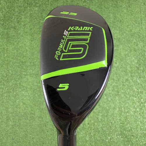 Krank Formula 5 5 Hybrid 25 True Temper Tri Gold Regular Steel Left Handed 38