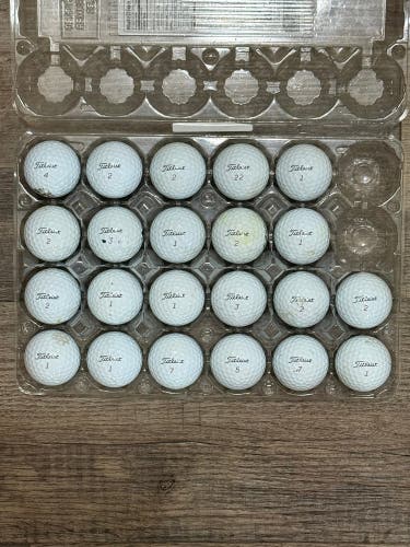 22 Titleist Pro V1x Golf Balls - 2024 & 2025 Models Only