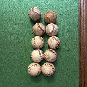 10 Baseballs  (Used)