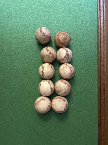 10 Baseballs  (Used)
