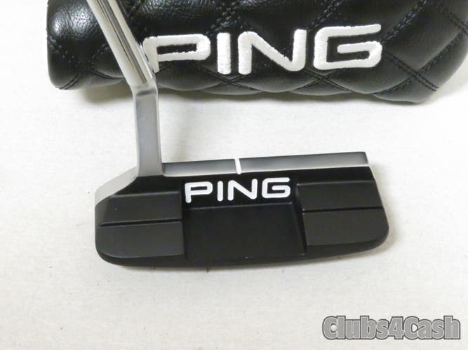 PING 2023 KUSHIN 4 Putter Black Dot Strong 35" +Cover ... MINT