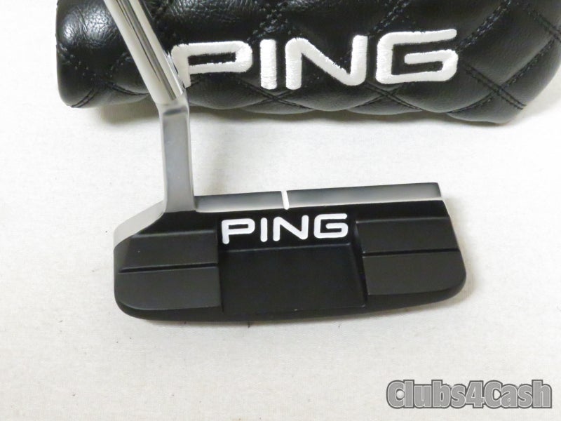 PING 2023 KUSHIN 4 Putter Black Dot Strong 35" +Cover ... MINT
