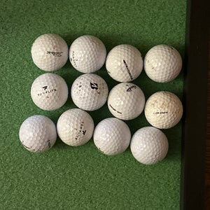 Golf Balls 12 Pack (1 Dozen) (Used)