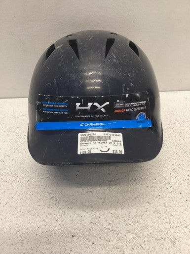 Used Champro HX Batting Helmet No Mask Navy Blue One Size 11443-S000196274