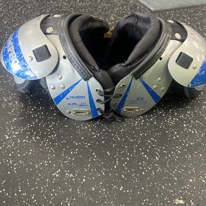 Used Champro AIR TECH FB Shoulder Pads Grey XS 11849-S000030046