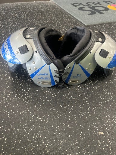 Used Champro AIR TECH FB Shoulder Pads Grey XS 11849-S000030046
