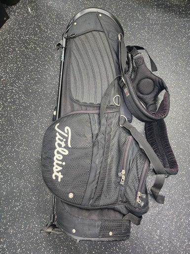 Used Titleist 6 DIVIDER STAND BAG Mens Stand Bag Black 11849-S000028955