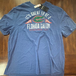 University Of Florida Gators Swamp Adult XL Blue Soft Cotton NWT