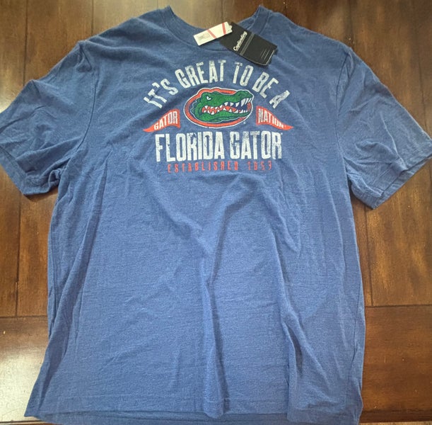 University Of Florida Gators Swamp Adult XL Blue Soft Cotton NWT