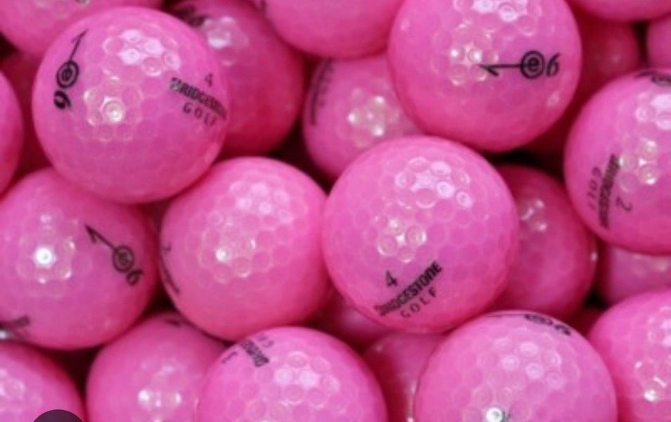 60 Near Mint Bridgestone Pink E6 Lady AAAA/AAAAA Used Golf Balls