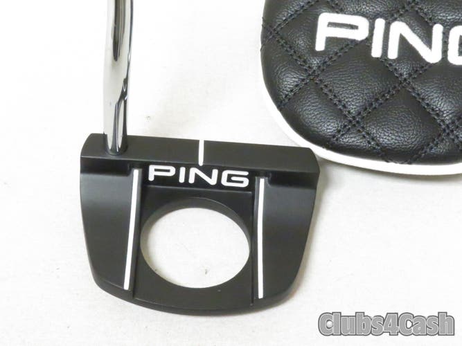 PING 2023 TYNE G Putter Black Dot Straight 35" +Cover ... Near MINT