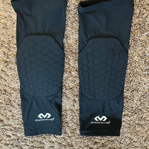 McDavid Padded Knee Sleeves Sz Large Pair Black