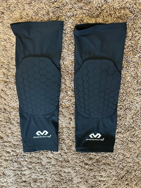 McDavid Padded Knee Sleeves Sz Large Pair Black