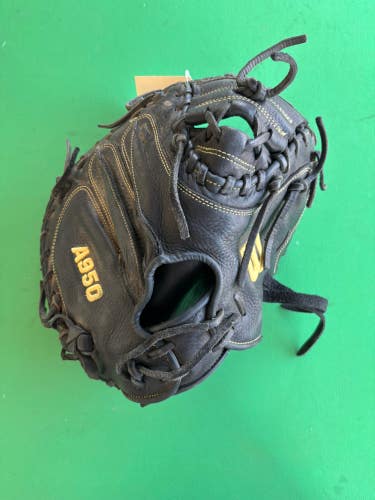 Black Wilson A950 RH Catcher's Baseball Glove 34"