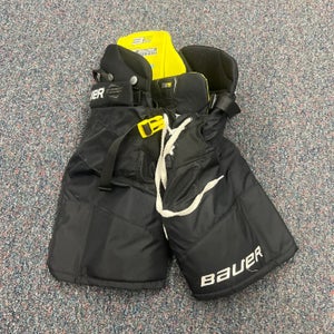 Black Bauer Supreme 3S Pro Hockey Pants (Used) | Junior Small