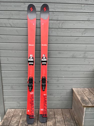 Unisex 2016 All Mountain 180 cm Blizzard Bonafide Skis With Bindings Max Din 12 (Used)