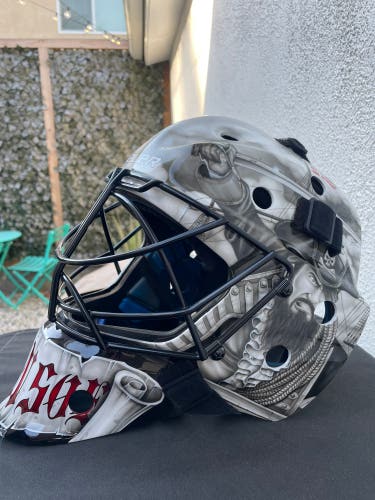 Pro Bauer NME 10 Goalie Mask Professionally Painted