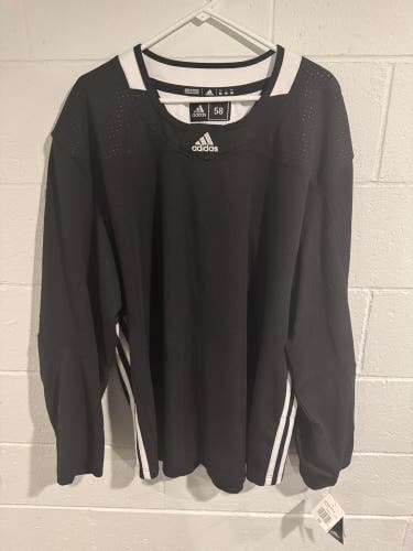 Brand New Blank Adidas Hockey Practice Jersey size 58 black