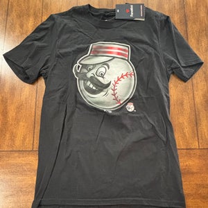 Cincinnati Reds Fanatics T-Shirt Face Mascot Adult Small NWT