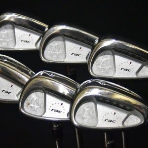 TAYLORMADE RAC IRONS SET 5-9, PW IRONS REGULAR FLEX, RH, SHAFT 38" (5I)