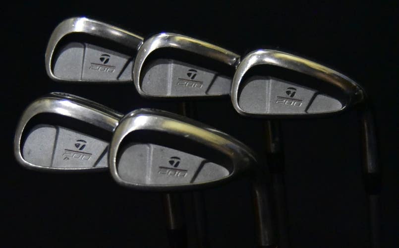 TAYLORMADE 200 IRON SET 5-9 IRONS STIFF FLEX, RH SHAFT 38.5" (5I)