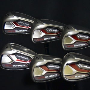 TAYLORMADE AERO BURNER IRON SET 6-9, PW, SW , SENIOR FLEX, RH, SHAFT 38" (6I)
