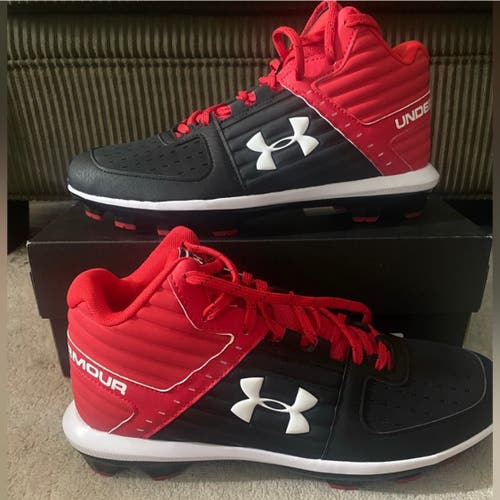 Under Armour Yard Mid TPU Molded Cleats Size 11