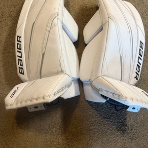 33"  2024 Bauer GSX Goalie Leg Pads Pro Stock (Used)