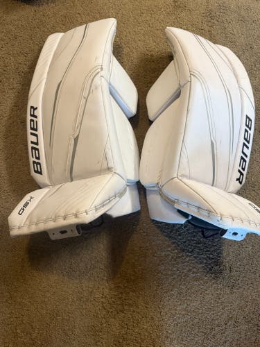 33" 2024 Bauer GSX Goalie Leg Pads Pro Stock (Used)